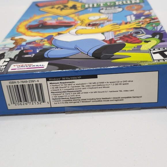 Simpsons Hit & Run PC Game Used Tested Works Kid Adult Computer Game Fun Play - Picture 5 of 15